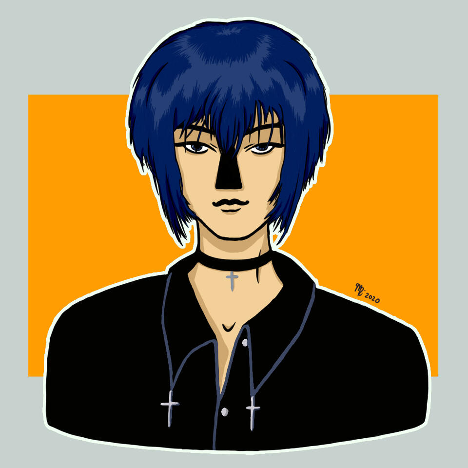 One character bust
